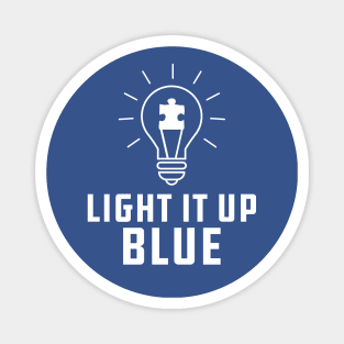 Autism - Light it up blue Magnet